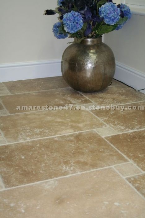 Tumbled Noce travertine