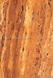 Yellow travertine