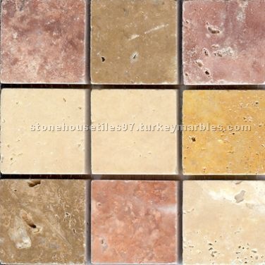 Mosaic Travertine Mix 2 Polished