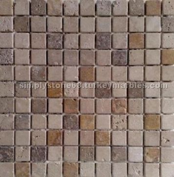 Mix Travertine mosaic tiles