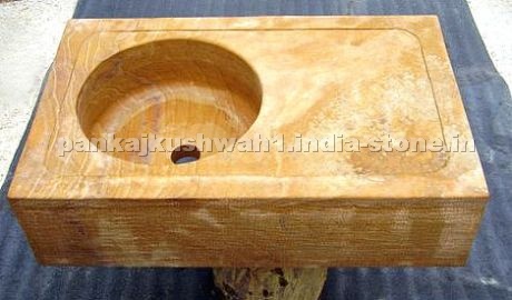 Sink in Yellow Sandstone