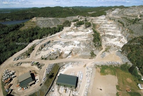 Blue Pearl Quarry, Granite Blocks