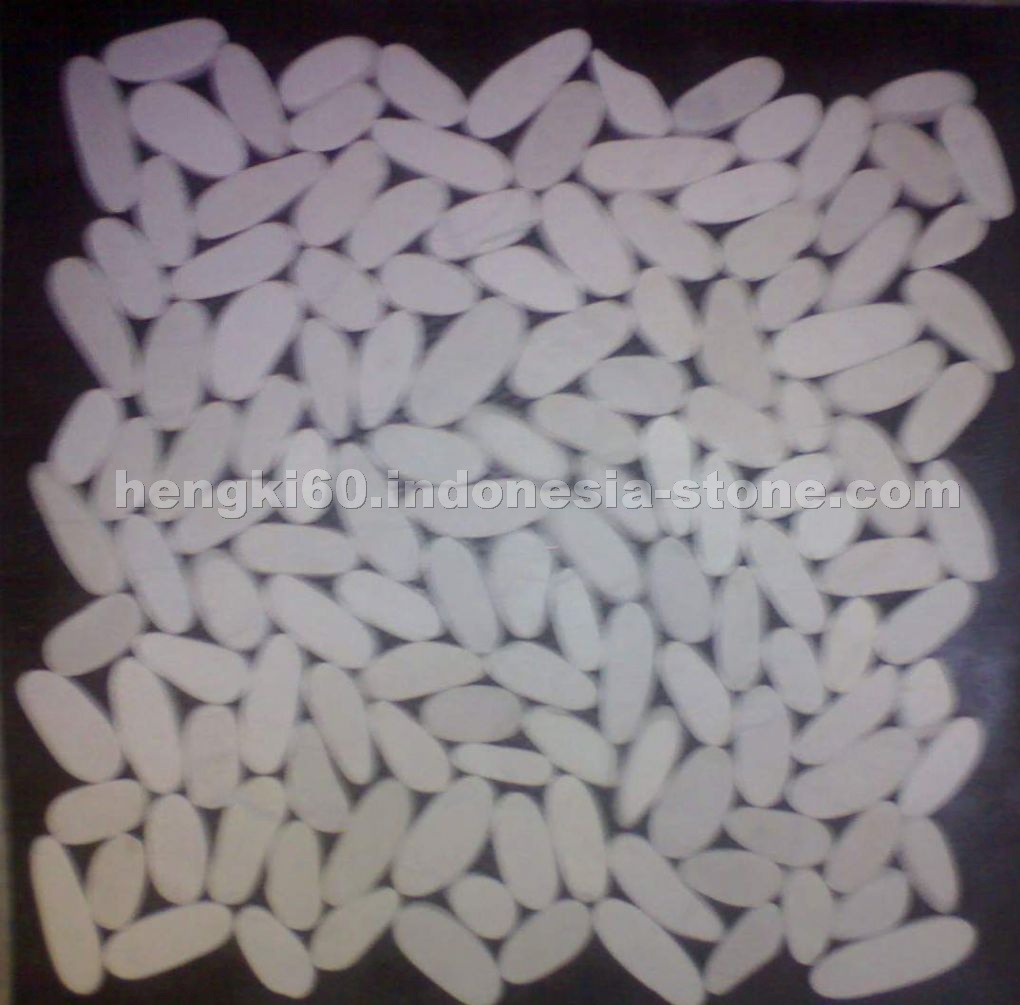Slice White Pebble