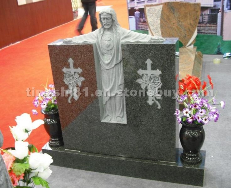 black tombstone