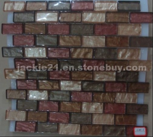 Glass crystal mosaic