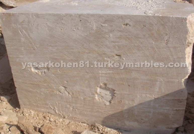 Light Travertine Blocks