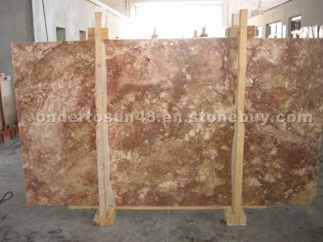Rose Travertine slabs