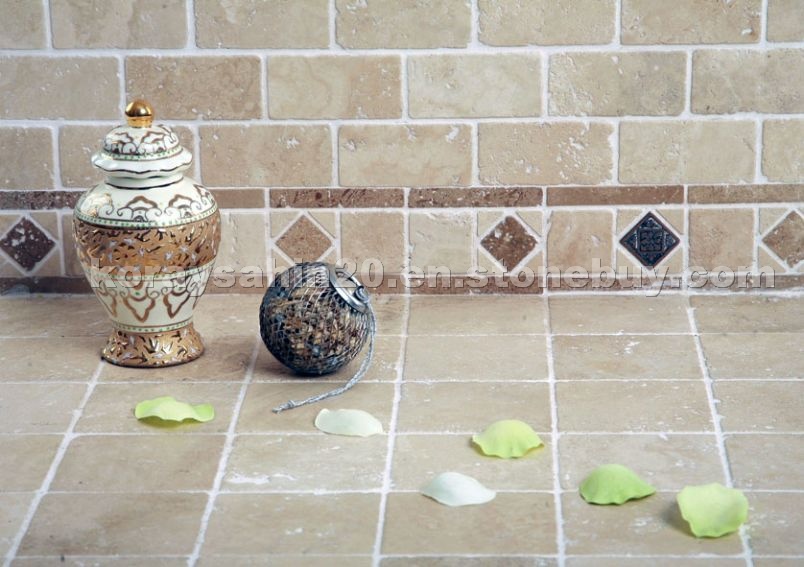 Tumbled Light Travertine ,Classic Travertine Light