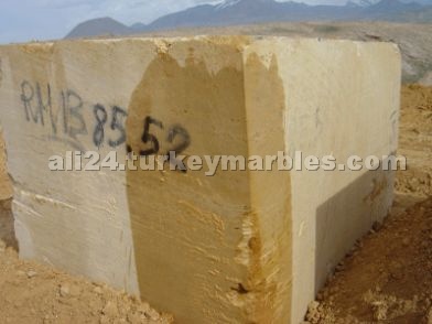 Yellow Travertine Block