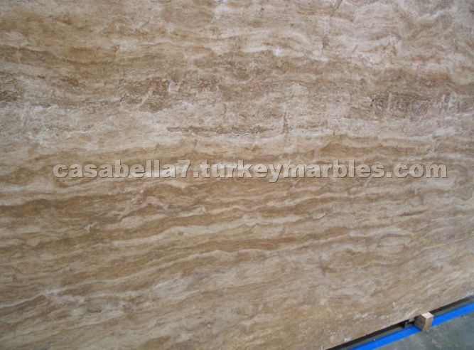 Noce travertine slabs - Polished Finish