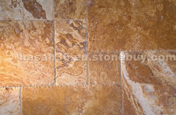 Yellow Travertine Versaille Patterns