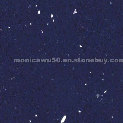 Mirror Fleck Deep Ocean Blue Quartz Stone - YQ0928