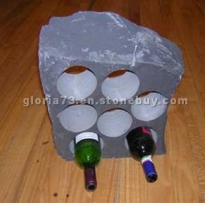 Slate wine rack