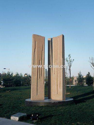 granite public granite statue, moden sculpture