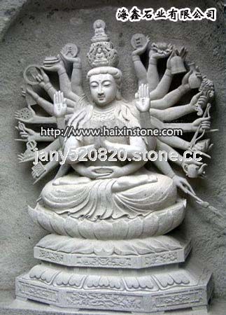 Kwan-yin stone carving