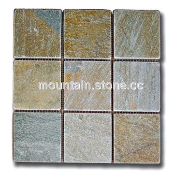 Multicolor Quartzite Tiles