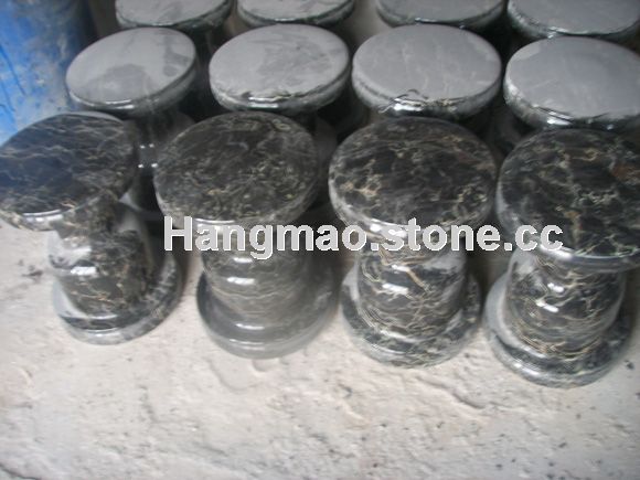 Portoro Stone Stool