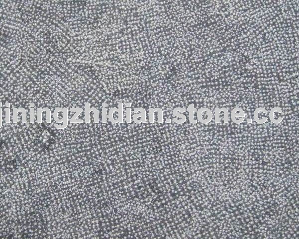 Bush hammered limestone