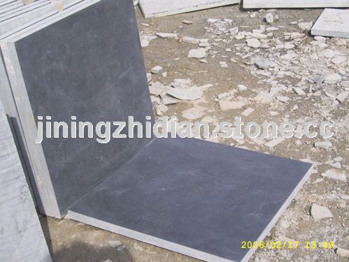 Blue limestone honed
