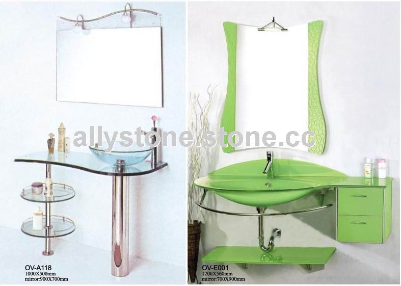 Glass basin