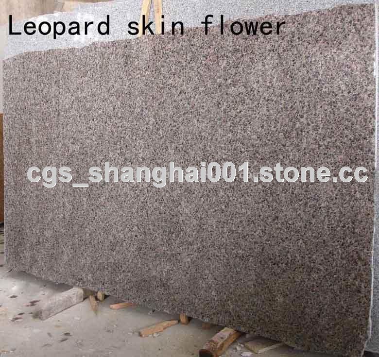 Leopard skin flower slab