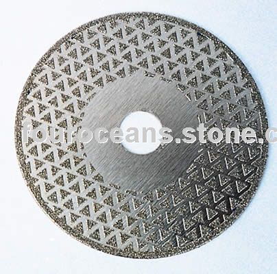 Diamond polishing and cutting circular saw blade