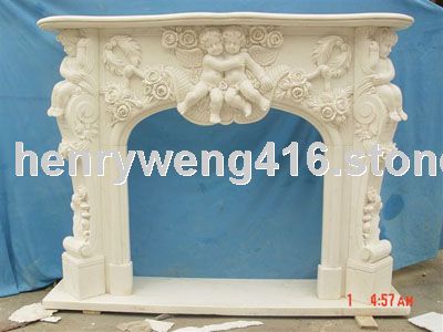 marble fireplace
