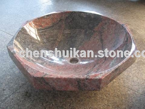 octagon stone basin
