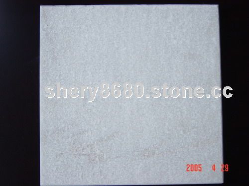 white quartzite flamed surface