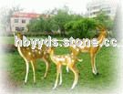 sculpture animal - spotted deer