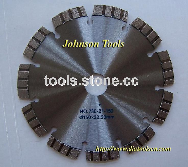 Laser turbo-segment saw blade