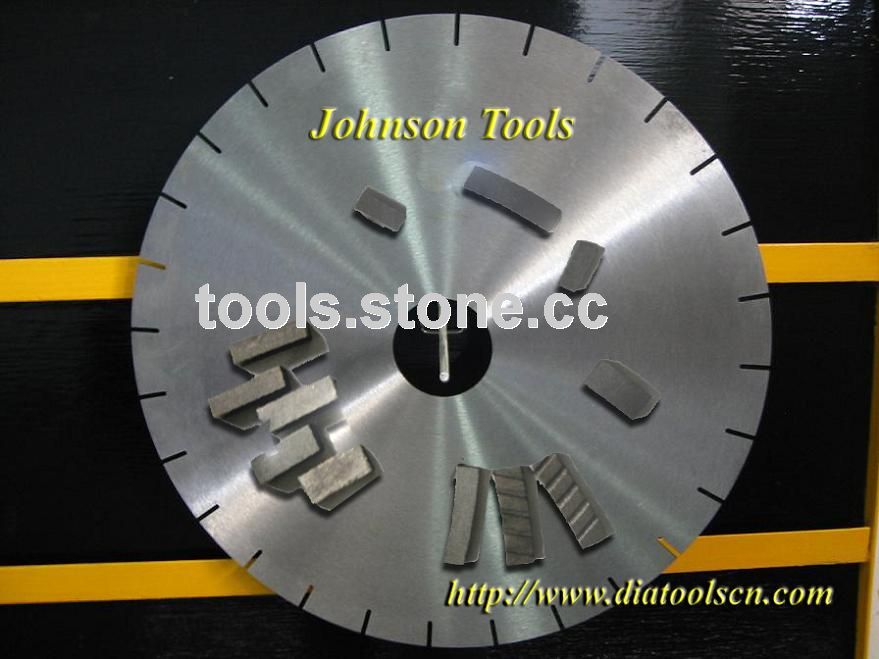 Diamond segment used for circular saw blade