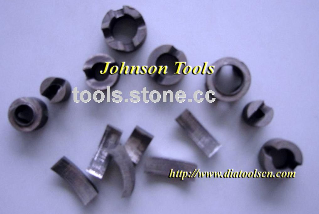 Diamond segment used for core bits