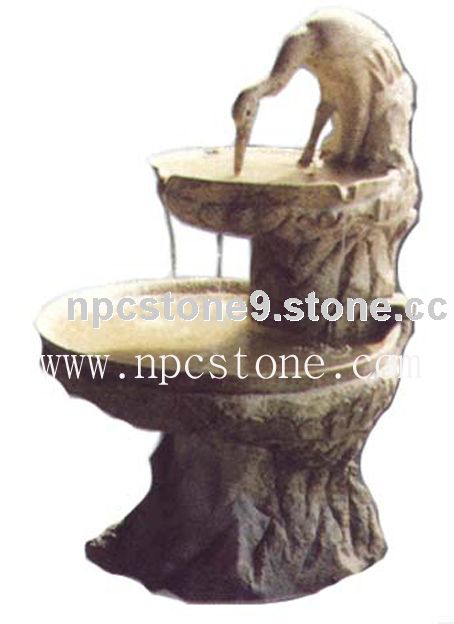 stone fountain
