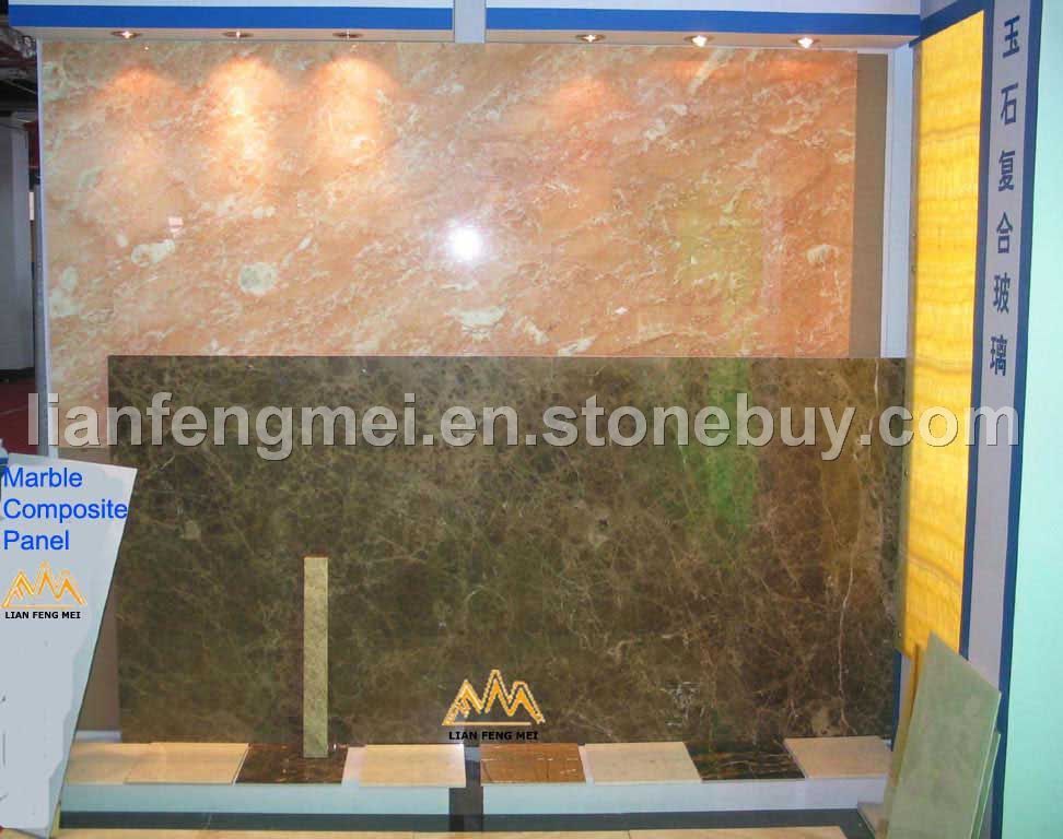 Aluminum Honeycomb backed marble/granite tile