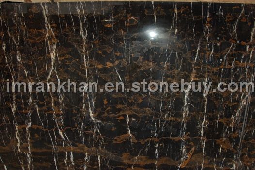 black and gold marble