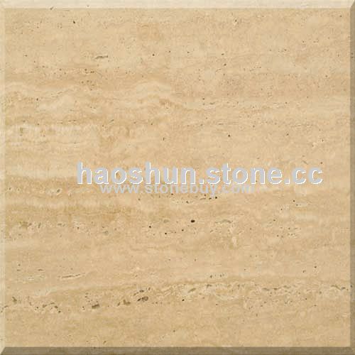 Cream cavity-stone