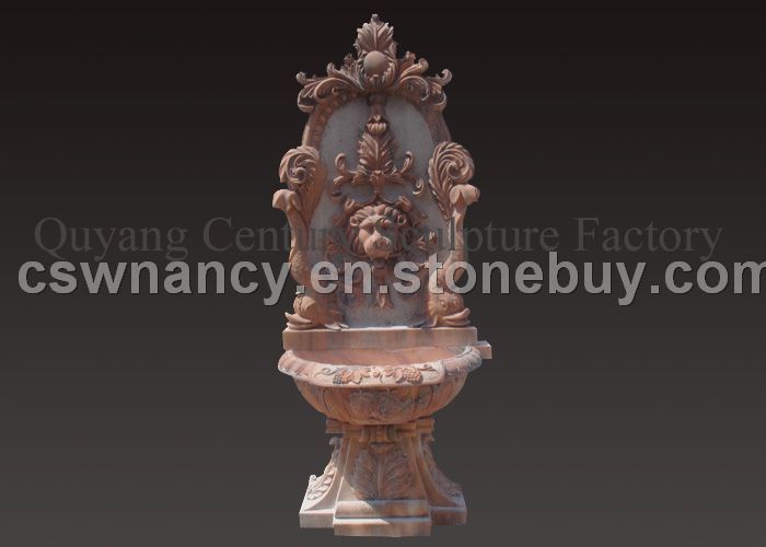 stone wall fountain