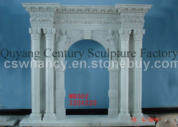 marble fireplace