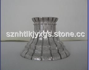 Vacuum brazed diamond profile wheel 15cm