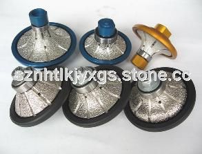 Vacuum brazed diamond hand profile wheel BEF Vacuum brazed diamond hand profile wheel BEF