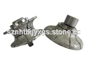 Vacuum brazed diamond router bit FV