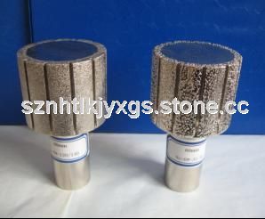 Vacuum brazed diamond drum wheel
