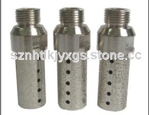 Vacuum brazed diamond finger bit