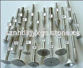 Vacuum brazed diamond gravers