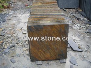 Flooring rust slate