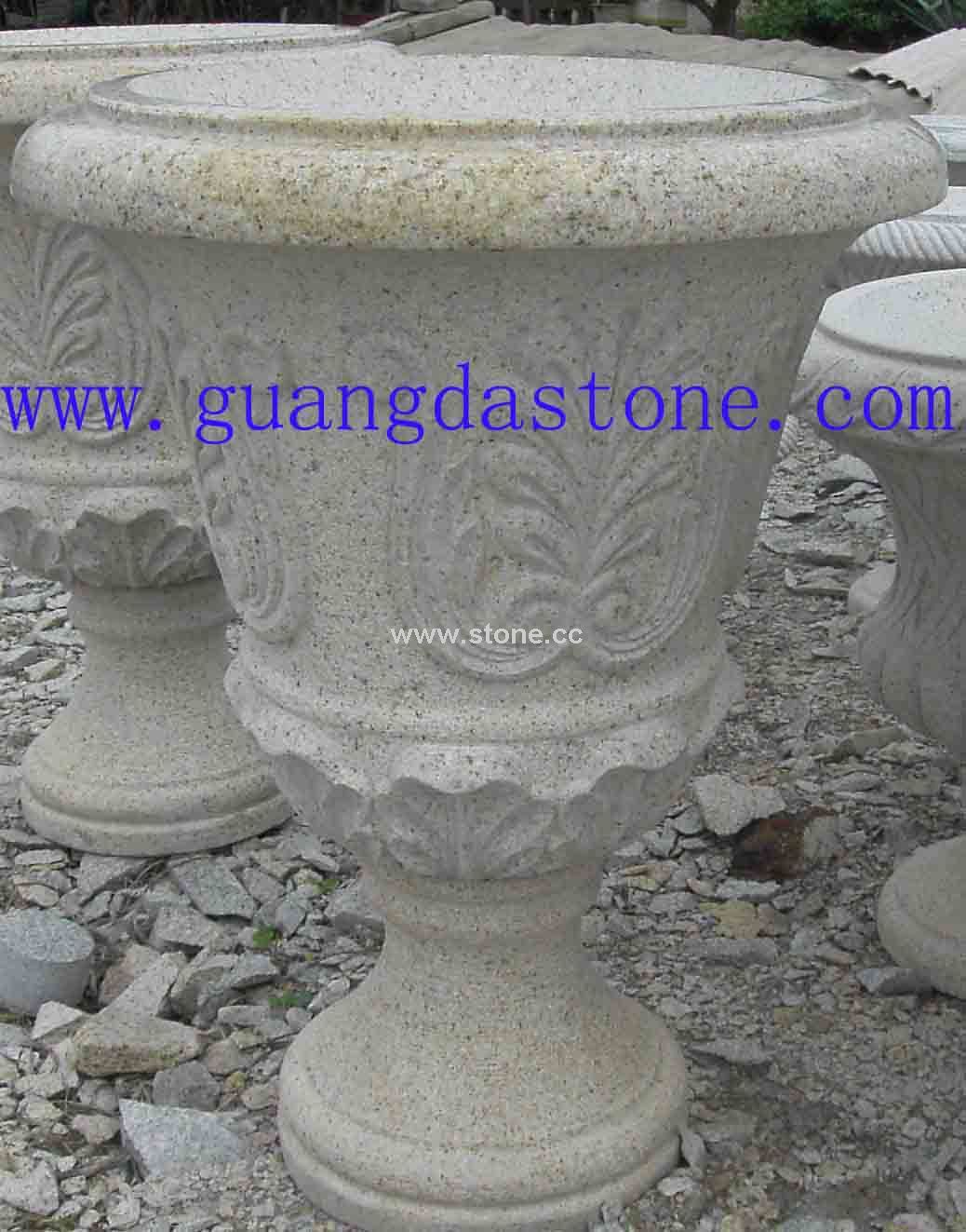 Stone Flowerpot