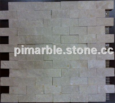 Split face 2.3x4.8 bej marble