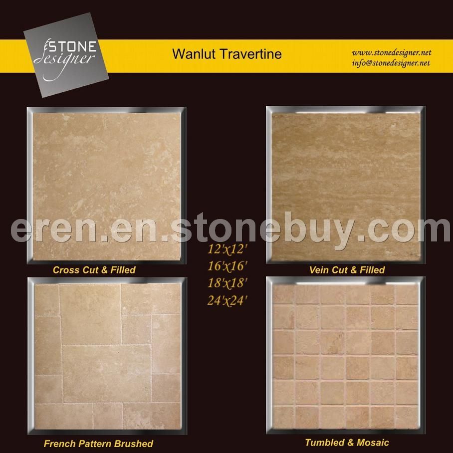 WALNUT travertine