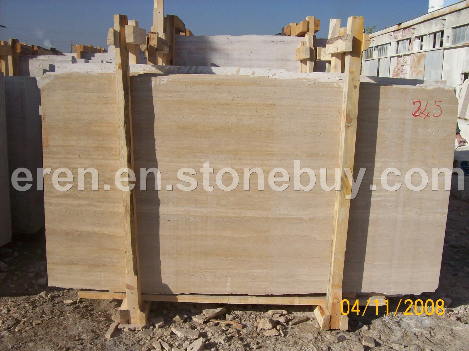 Light travertine